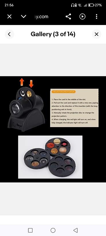mini proyektor: Qalaktika Proyektor Lampası — 2