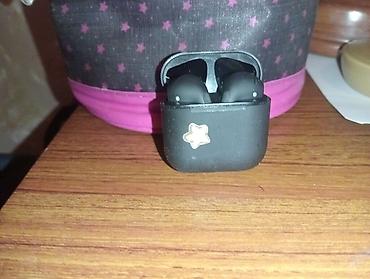 airpods qara: Simli qara rəngli TWS (True Wireless) qulaqlıqlar - Tam simsiz — 1