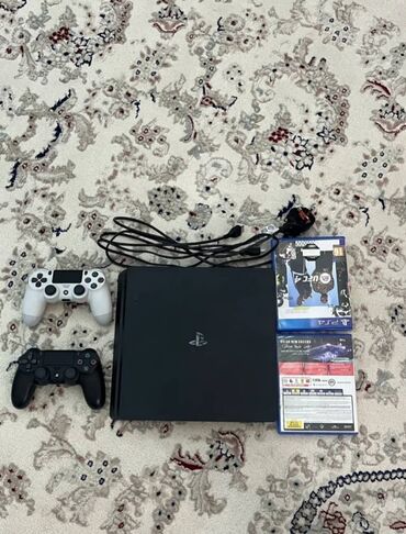 джойстик ps4 slim: PS 4 в подарок 2 джойстика оригинальных провод и игры UFC 4 а также