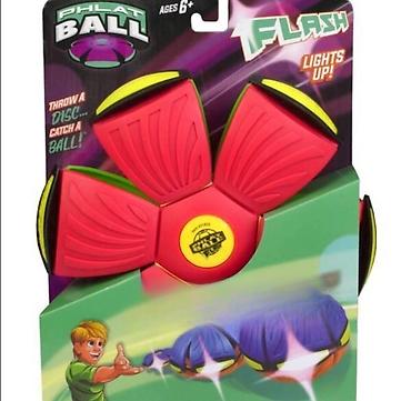 drvena azbuka: Frizbi i lopta 2u1 phlat ball crveni. frizbi i lopta 2u1 phlat ball — 1