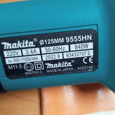 ремонт болгарки: Новый, От электросети, Makita, 125 мм, Другая мощность, 11000 об/мин — 4