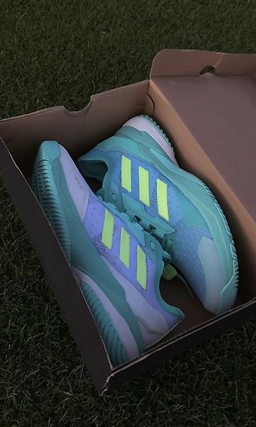 Мужская обувь: Мужские кроссовки, 42, Adidas, Новый, цвет - Голубой — 1