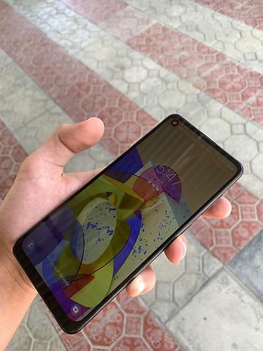 nokia 301 dual sim: Samsung Galaxy A21S, 32 GB, rəng - Mavi, Barmaq izi — 3