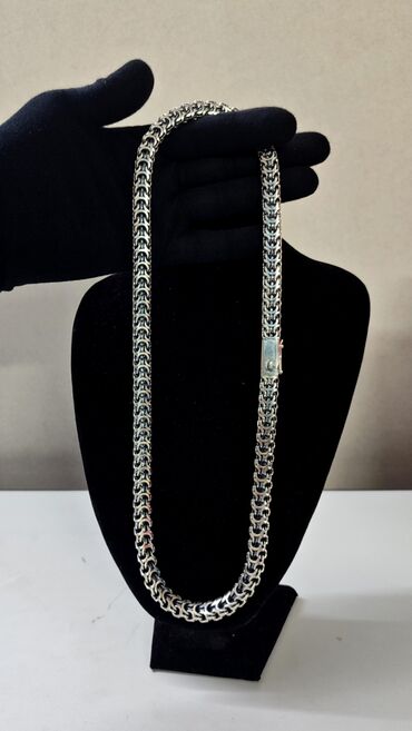 Серебряные цепочки: Цепь "Мегапитон" Серебро 925 проба Вес 75 Грамм Длина 55 см Ширина 9.5 — 21