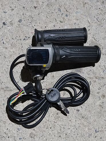 електра скутер: Ручка Газа 60V (дисплей + ключ) для Электровелосипеда, Скутера