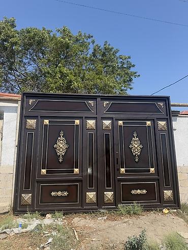 darvza: Yeni Dəmir Həyət darvazası, Yana açılan, 350 m, Mexaniki, Qapı ilə, Kredit var, Ödənişli quraşdırma, Ünvandan götürmə, Ödənişli çatdırılma, Rayonlara çatdırılma — 2