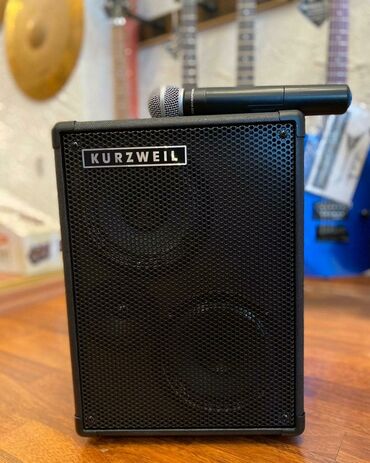 ses güçlendirici: Kurzvveil KST 300 A 4 kanallı mixer və kabelsiz mikrafon imkanlarına
