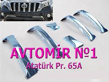 oblisovkalar: Land Cruiser Prado 150 üçün oblisovka xromları 🚙🚒 Ünvana və Bölgələrə — 1