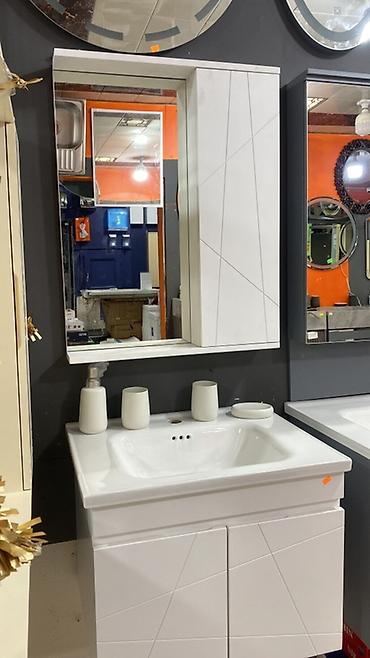 Hamam dolabları: Vanna otağı üçün müasir “sink+şkaf+güzgü” dəstləri - Müxtəlif — 2