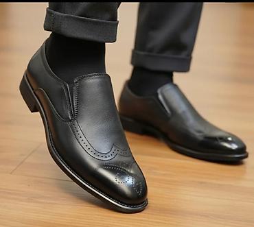 Ayaqqabılar: Məhsul: Kişi ayaqqabıları – klassik və gündəlik modellər - Rəng: qara — 3