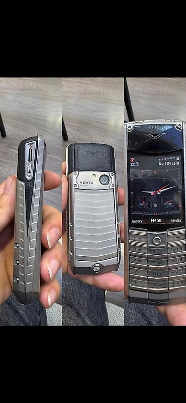 iphonr 14 pro: Vertu rəng - Gümüşü, Düyməli — 1