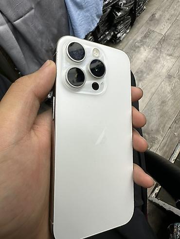 Apple iPhone: IPhone 15 Pro, Б/у, 256 ГБ, White Titanium, Защитное стекло, Чехол, Коробка, 83 % — 4