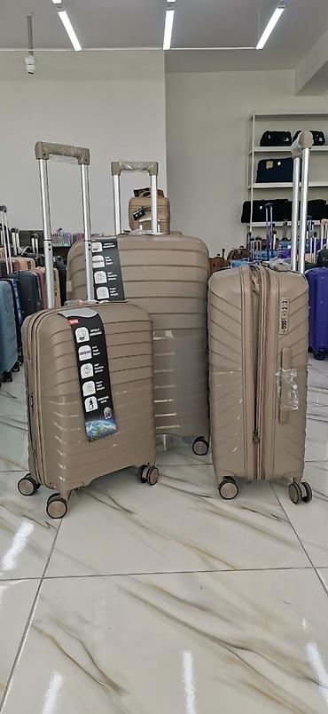 Çamadanlar: Silikon 3lü dəst endirimli çamadanlar Dəst olaraq endirimlə satılır — 3