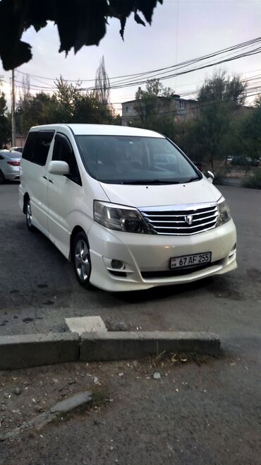 машина на исыкуль: Toyota Alphard: 2007 г., 3 л, Автомат, Газ, Минивэн