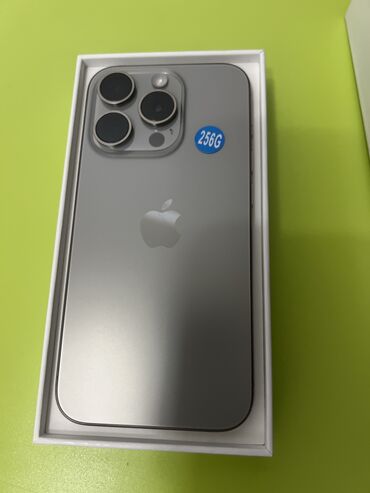 компьютеры intel core i9: IPhone 15 Pro, Б/у, 256 ГБ, Natural Titanium, Зарядное устройство, Кабель, Коробка, 91 %