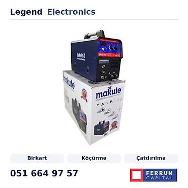 alet: Elan başlığı: Metal qaynaq aparatı Makute EMİG-300 Elan mətni: Makute — 1