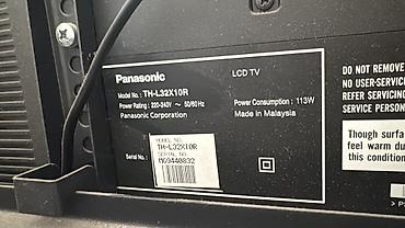 Televizorlar: İşlənmiş Televizor Panasonic LCD 32" Ünvandan götürmə — 2