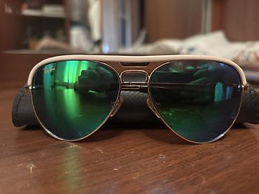 Ray-Ban aviator gün eynəyi - Çərçivə: metal, qızılı ton; üst hissədə