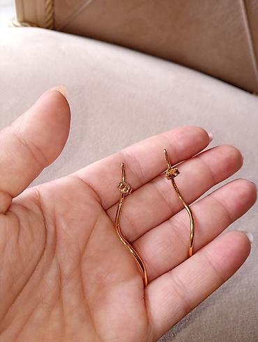 qadın sırğaları: Sırğa, Sarı qızıl — 3
