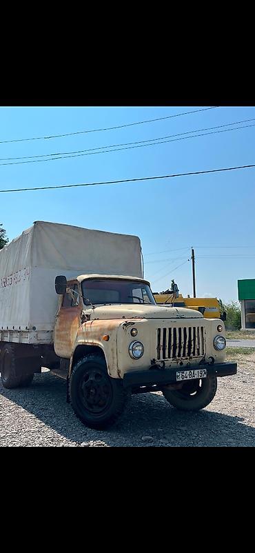 Çadırların icarəsi: Yük maşını – tentli platforma - Marka/model: GAZ-53 (klassik ön — 5