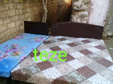 Çarpayılar: Krovat Taxtadan hazirlanir zemanet verilir Hazirlari var 1 neferlik — 1