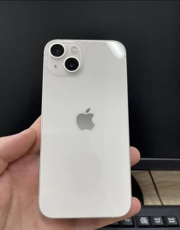 ноутбуки в бишкеке бу: IPhone 13, Колдонулган, 128 ГБ, Ак, Коргоочу айнек, Каптама, Кабель, 92 %