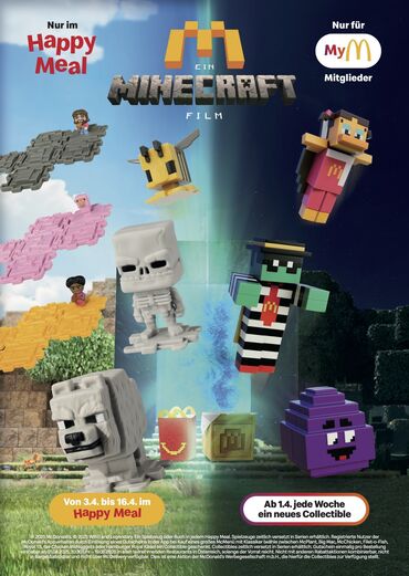 Oyuncaqlar: Minecraft McDonalds oyuncagların alıram(sadəcə arı və skelet)