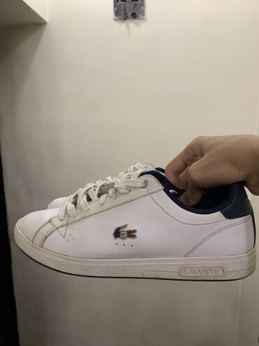кроксы мужские купить: Мужские кроссовки, 43, Lacoste, Б/у, цвет - Белый, Самовывоз, Платная доставка