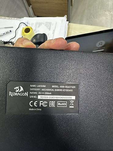 asus tuf dash: Redragon Lakshmi K606 mexaniki oyun klaviaturası - Brend/model — 3