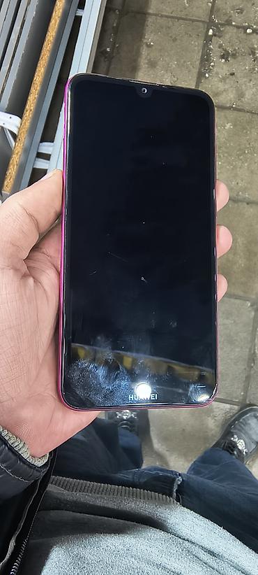 huawei p20 pro: Huawei Y7, 64 GB, rəng - Bənövşəyi, Barmaq izi — 4