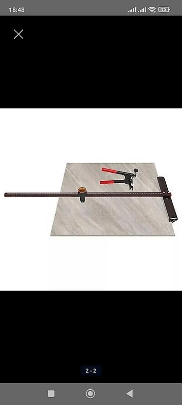 paxlava kesen: 36" əl daş kəsici (Manual Tile Cutter) - Uzunluq: 900 mm (effektiv — 2