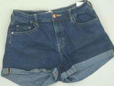 spodnie jeans baggy: Shorts, H&M, M (EU 38), condition - Good