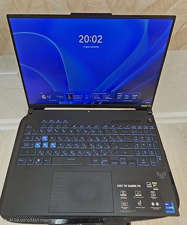 gaming computer: ASUS TUF Gaming F16 (FX607) noutbuku 2800 azn alınıb 4 ay işlənib — 1