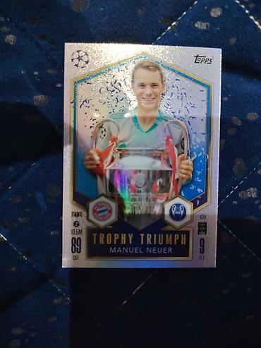 topps: Kolleksiya kartı: Topps “Trophy Triumph – Manuel Neuer” - Mövzu: UEFA — 1