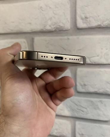 apple ipad pro: IPhone 16 Pro, 256 GB, Desert Titanium, Zəmanət, Sənədlərlə — 3