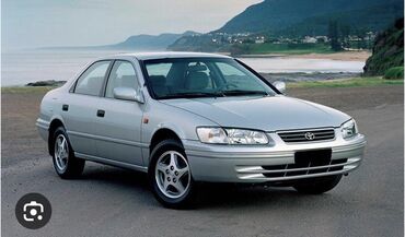 грация: Передний Бампер Toyota 1997 г., цвет - Серебристый, Оригинал
