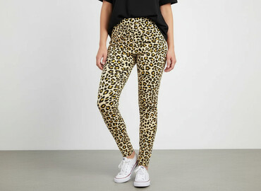 dżinsy push up z wysoką talią: Leggings Elegant for women, size M