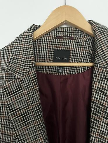 avon rumenilo: Ženski kaput New Look – karo (houndstooth) dezen - Brend: New Look - — 3