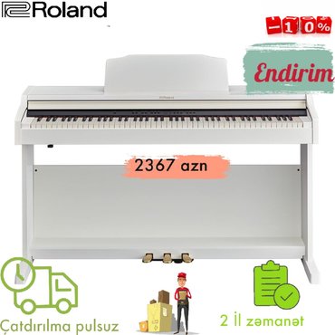 Музыкальные инструменты: Roland elektro piano. 10% endirimler davam edir. Aletlere resmi