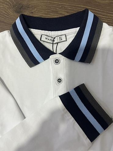fred perry: Детская рубашка-поло WANEX с длинным рукавом - Размер: 116 (на — 1