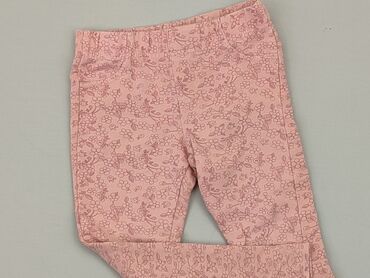 białe spodnie na gumce: Material trousers, Little kids, 3-4 years, 104, condition - Good