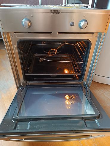 ariston pitiminutka: Hotpoint Ariston quraşdırılan qaz/elektrik sobası — model CISFBG IX/HA — 6