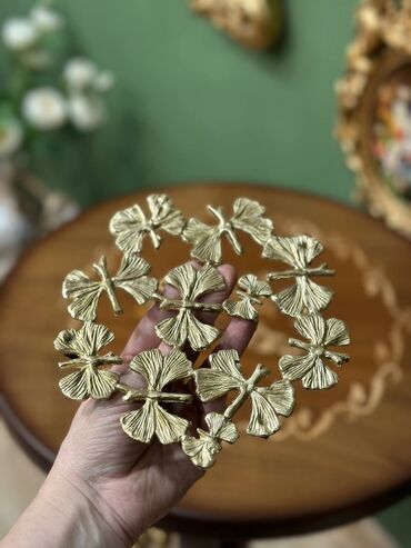 Qəhvə dəstləri və servizlər: Qəhvə dəsti, rəng - Qızılı, Xrustal — 3