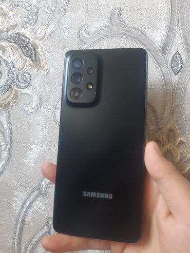 samsunq a35: Samsung Galaxy A53 5G, 128 GB, rəng - Qara, Sensor, Barmaq izi, Face ID