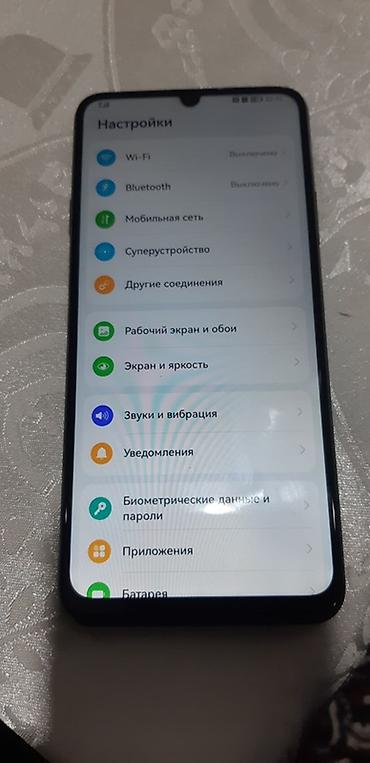 Уюлдук телефондор жана аксессуарлар: Смартфон Huawei (зеленый цвет корпуса) с большим безрамочным экраном и — 6