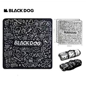 нордекс: Плед-покрывало Black Dog «Темная ночь» для пикника и отдыха — 1