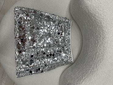 Юбки: Юбка, Модель юбки: Прямая, Мини, Высокая талия, С пайетками — 8