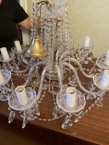Çilçıraqlar: Çılçıraq, 10 və daha çox lampa, Xrustal