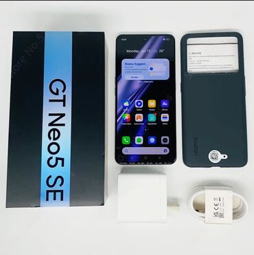 ucuz telefonlar işlənmiş: Realme GT Neo 5 SE, 256 GB, rəng - Göy, Sensor, Barmaq izi, İki sim kartlı