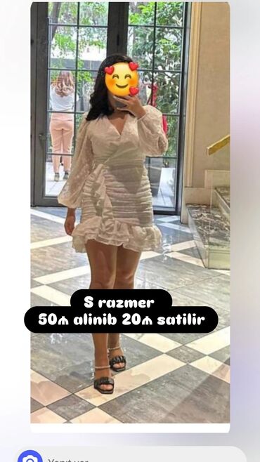 Digər qadın geyimləri: Ziyafət donu, Mini, S (EU 36)
